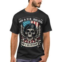 "Veterano estadounidense" Camiseta Patriótica