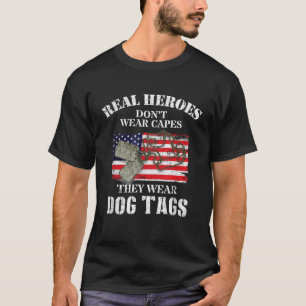Veteranos Camisetas de Bandera y Etiquetas de Perr