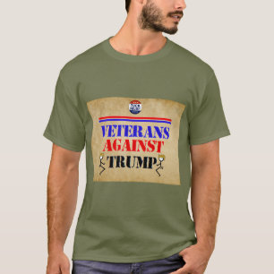 Veteranos contra la camiseta de Trump