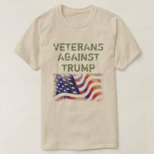 Veteranos contra la camiseta de Trump
