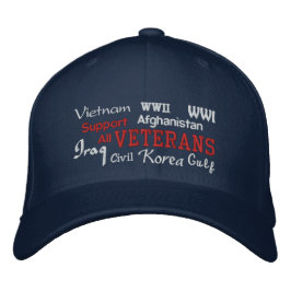 Veteranos de apoyo - Gorra bordado