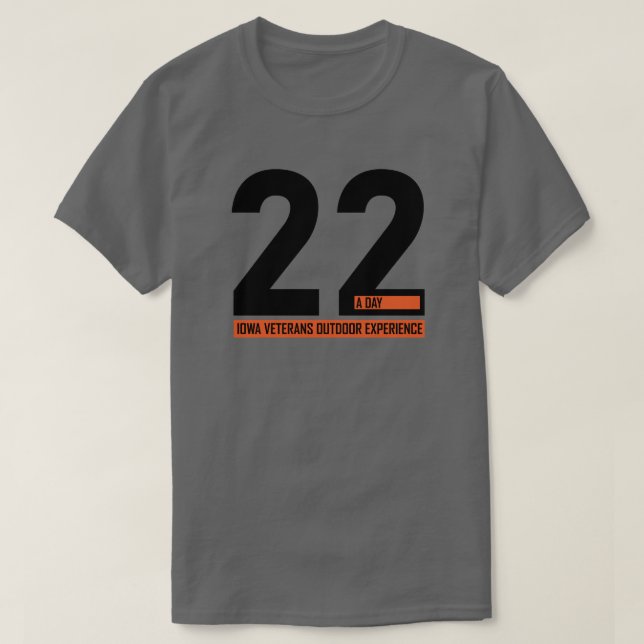 Veteranos de Iowa en el exterior pasan camiseta ma (Diseño del anverso)