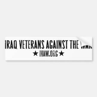 Veteranos de Iraq contra la pegatina para el