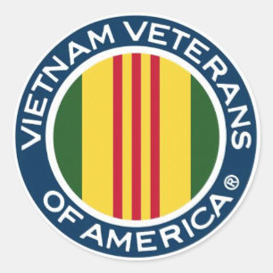 Veteranos de Vietnam de América pegatinas de 3