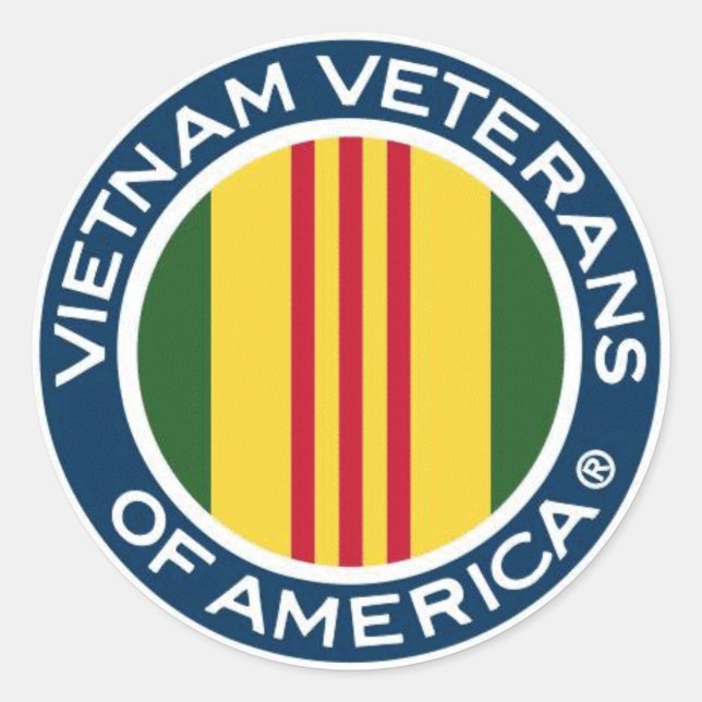 Veteranos de Vietnam de América Pegatinas de 3 pul (Anverso)