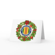 Veteranos de Vietnam de la tarjeta de Navidad de