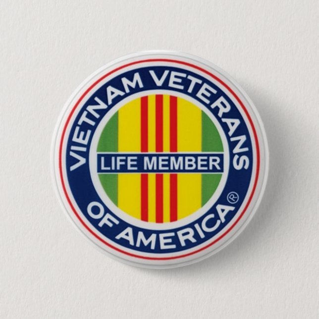Veteranos de Vietnam del botón del miembro del (Anverso)