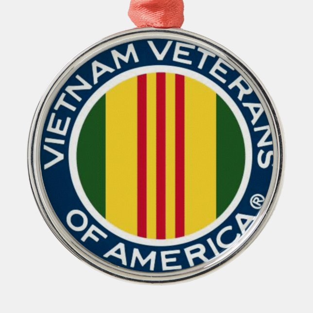 Veteranos de Vietnam del ornamento de América (Frente)