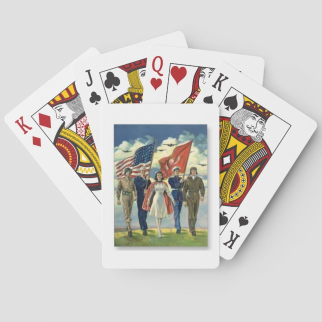 Veteranos orgullosos - naipes (Reverso)