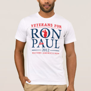 Veteranos para la camisa de Ron Paul