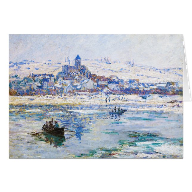 Vetheuil en el invierno Claude Monet (Anverso (Horizontal))