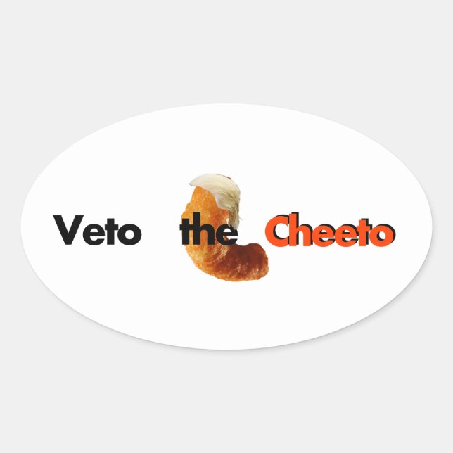 Veto al Pegatina del Cheeto (Anverso)