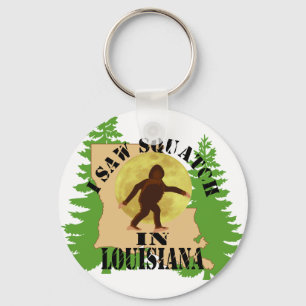 Vi Bigfoot Squatch en el llavero de Luisiana