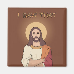 "Vi eso" imán de Jesús