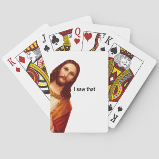 Vi Que Jesús Jugaba Cartas
