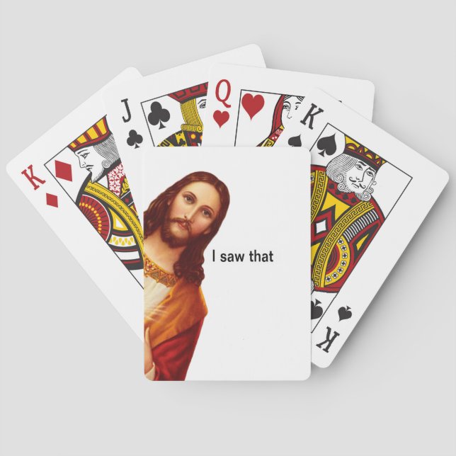 Vi Que Jesús Jugaba Cartas (Reverso)
