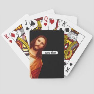 Vi Que Jesús Jugaba Cartas