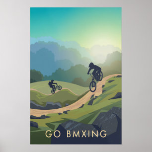 Viaja en BMX Póster de viaje