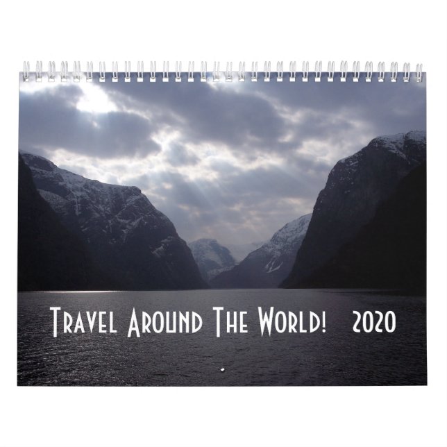 ¡Viaja Por El Mundo! - Calendario 2020 (Tapa)