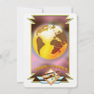 Viaja por el Mundo Globo Dorado