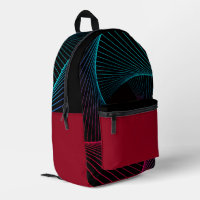 "Viajando a través de la cuadrícula" Bolso Retro