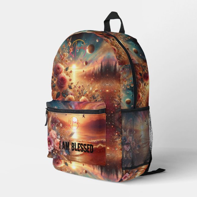 viajar con estilo Soy una mochila bendecida (Esquina derecha trasera )