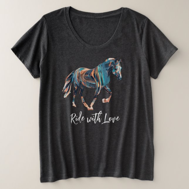 Viajar con una camiseta de amor (Anverso del diseño)