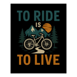 Viajar Es Vivir Poster De Bicicletas