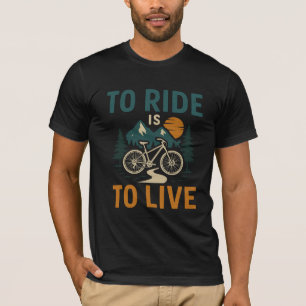 Viajar Es Vivir Una Camiseta En Bicicleta