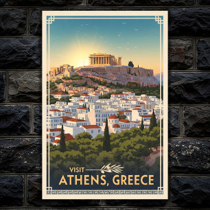 Viajar por Grecia: Una colección de Posters de los