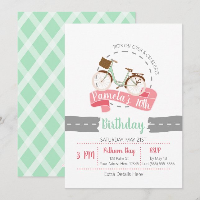 Viajar Sobre Invitación A Jugar A Bicicletas | Mon (Anverso / Reverso)