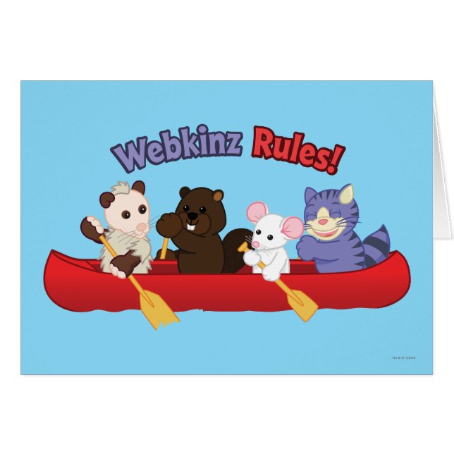 Viaje 2 de la canoa de las reglas de Webkinz el | (Anverso (Horizontal))