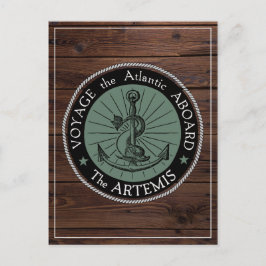 Viaje a bordo de la postal de Artemis