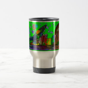 Viaje Acero inoxidable de la taza del espacio