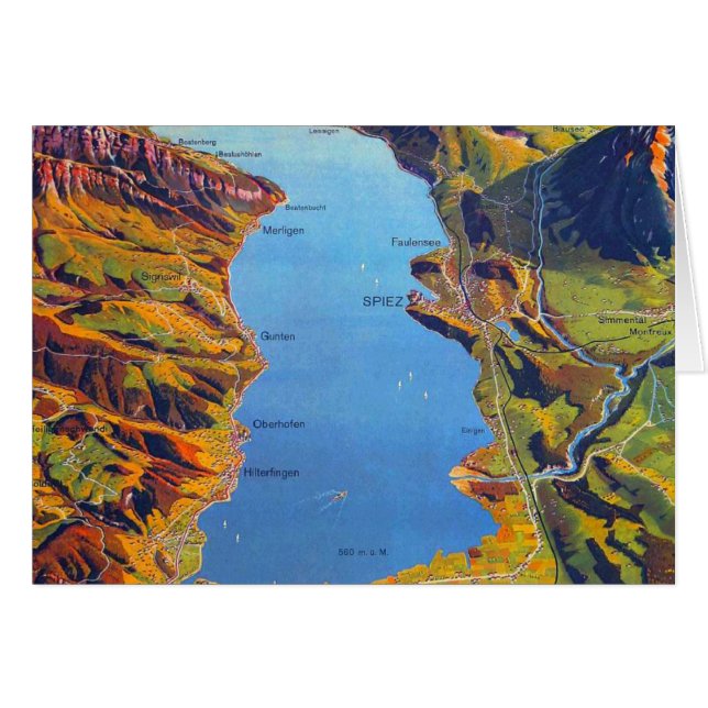 Viaje al lago de Thun Suiza (Anverso (Horizontal))