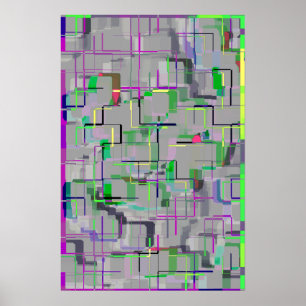 "Viaje al zoológico" Arte geométrico