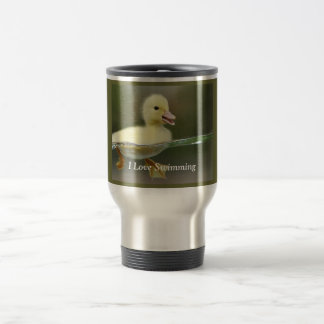Viaje Amo el nadar de la taza