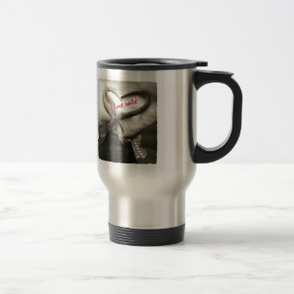 Viaje ¡Amo ratas! taza de plata