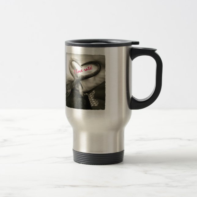 Viaje ¡Amo ratas! taza de plata (Derecha)