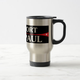 Viaje Apoyo la taza de Ron Paul