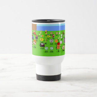 Viaje Batalla de la taza de la bandera de los objetos