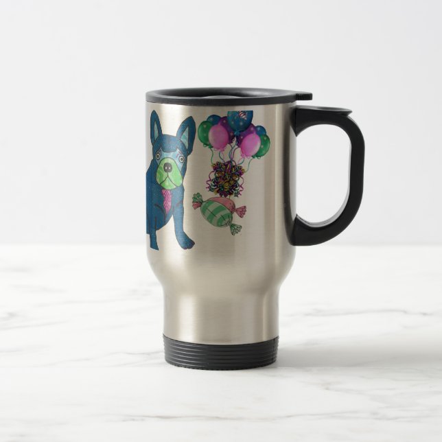 Viaje bulldog de francés taza alta (Derecha)