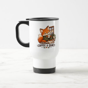 Viaje Café Zorro Acogedor y Diseño de Taza y Tumbadora d