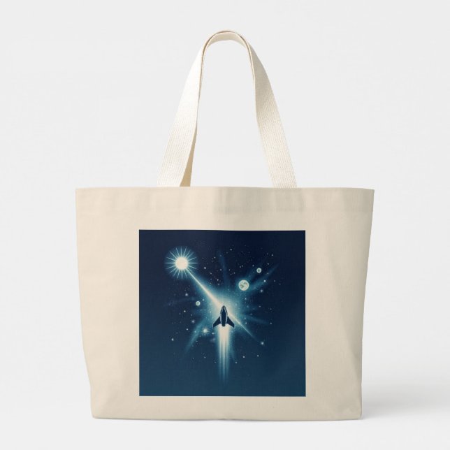Viaje Celestial: Diseño de la bolsa de la tota de  (Reverso)