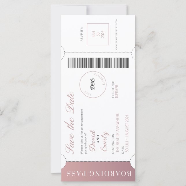 Viaje celestial: El delicioso destino de David y E (Anverso)