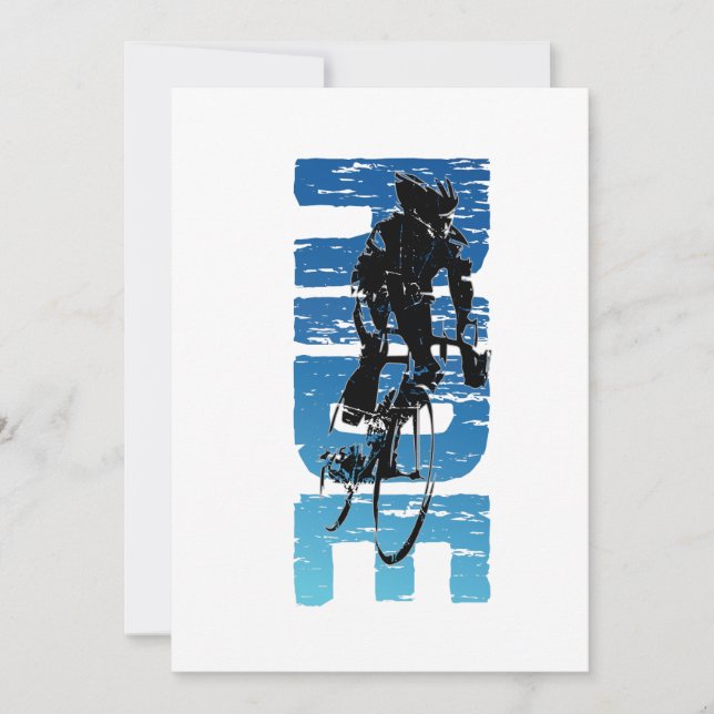 Viaje - Ciclismo vintage vertical (Anverso)