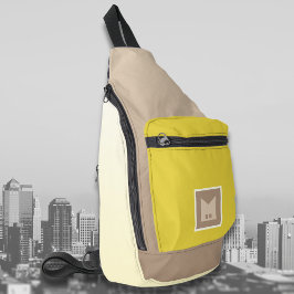 Viaje con bolso de honda cruz blanca amarillo beig