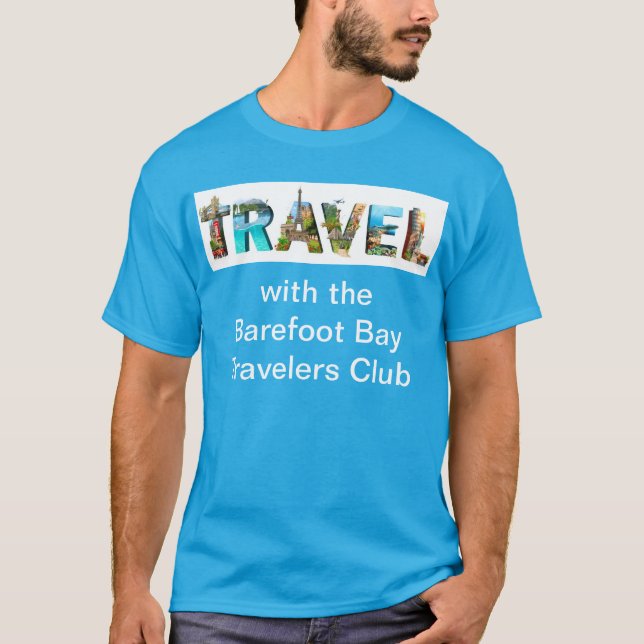 VIAJE con la camiseta del Barefoot Bay Travelers C (Anverso)