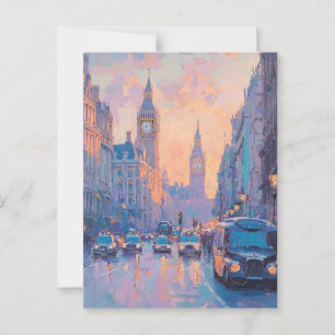 Viaje con la tarjeta de viaje Viaje con pintura de