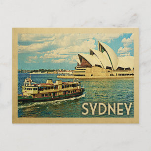 Viaje con tarjeta postal en Australia